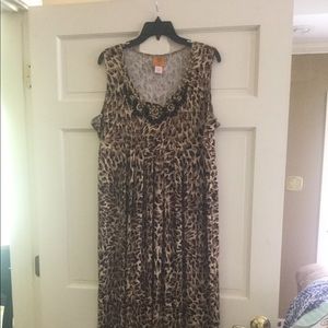 Animal Print Maxi Dress